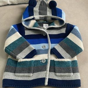 Blue Striped knitted Gap sweater